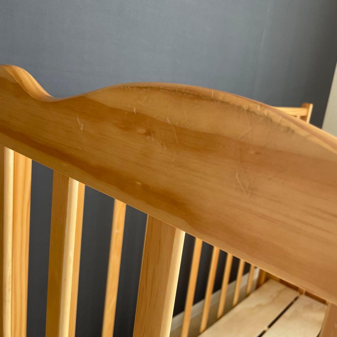 TSU様 大和屋　フラルWオープンすのこ　ベビーベッド