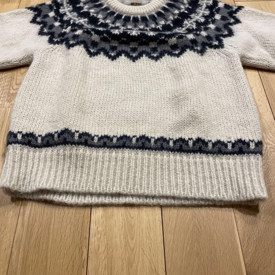 BATONER ノルディック柄　ニット サイズ2 レディース