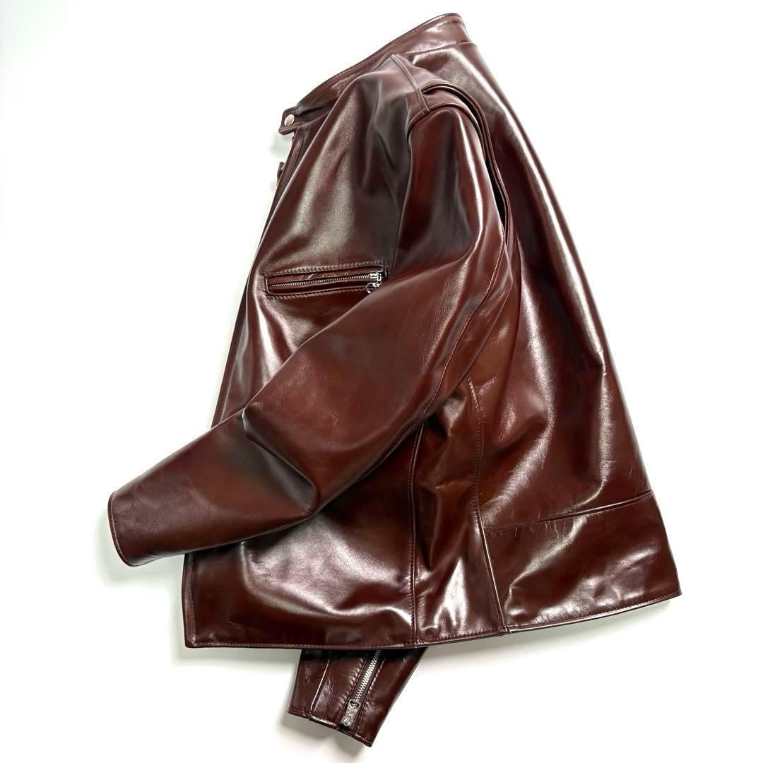 【米国製】SCHOTT レザー ライダースジャケット 馬革42 641XJH