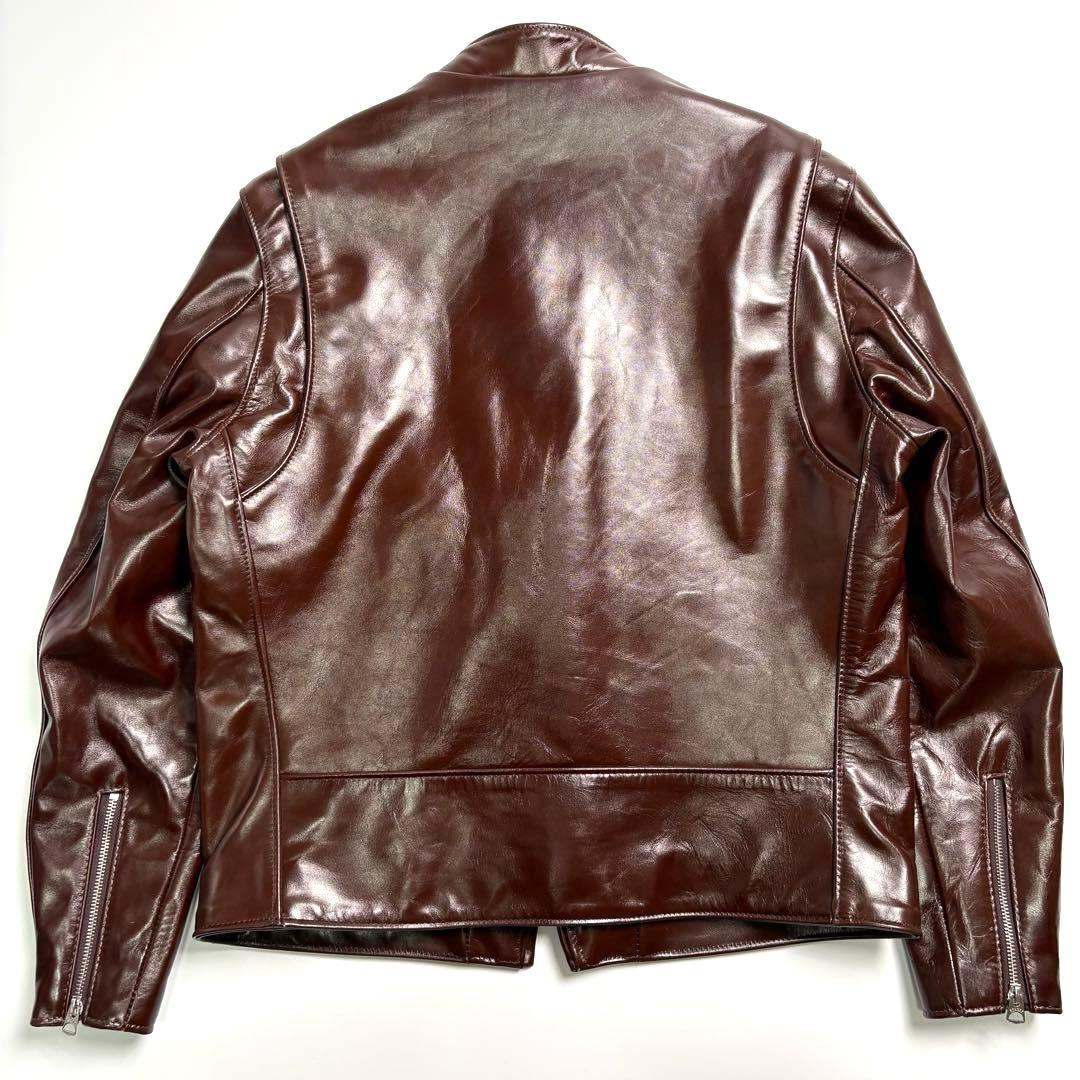 【米国製】SCHOTT レザー ライダースジャケット 馬革42 641XJH