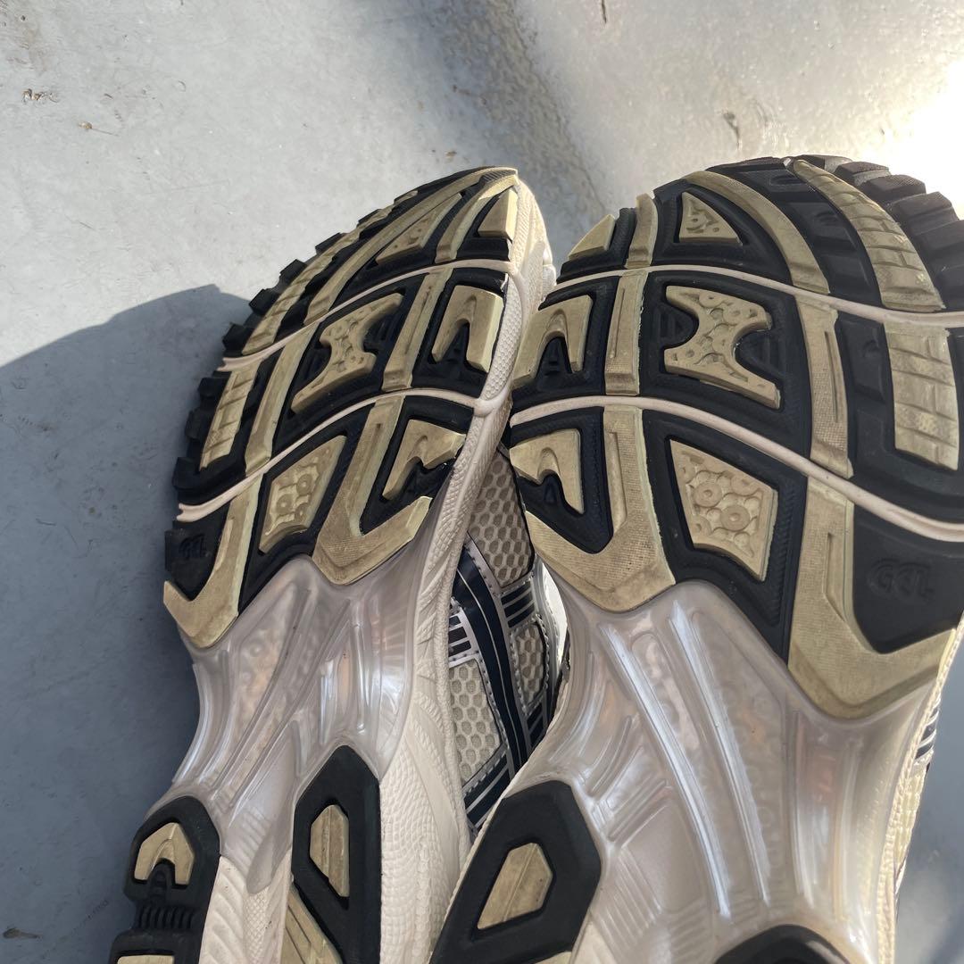 asics GEL-KAYANO 14 クリーム グレー 27.5cm