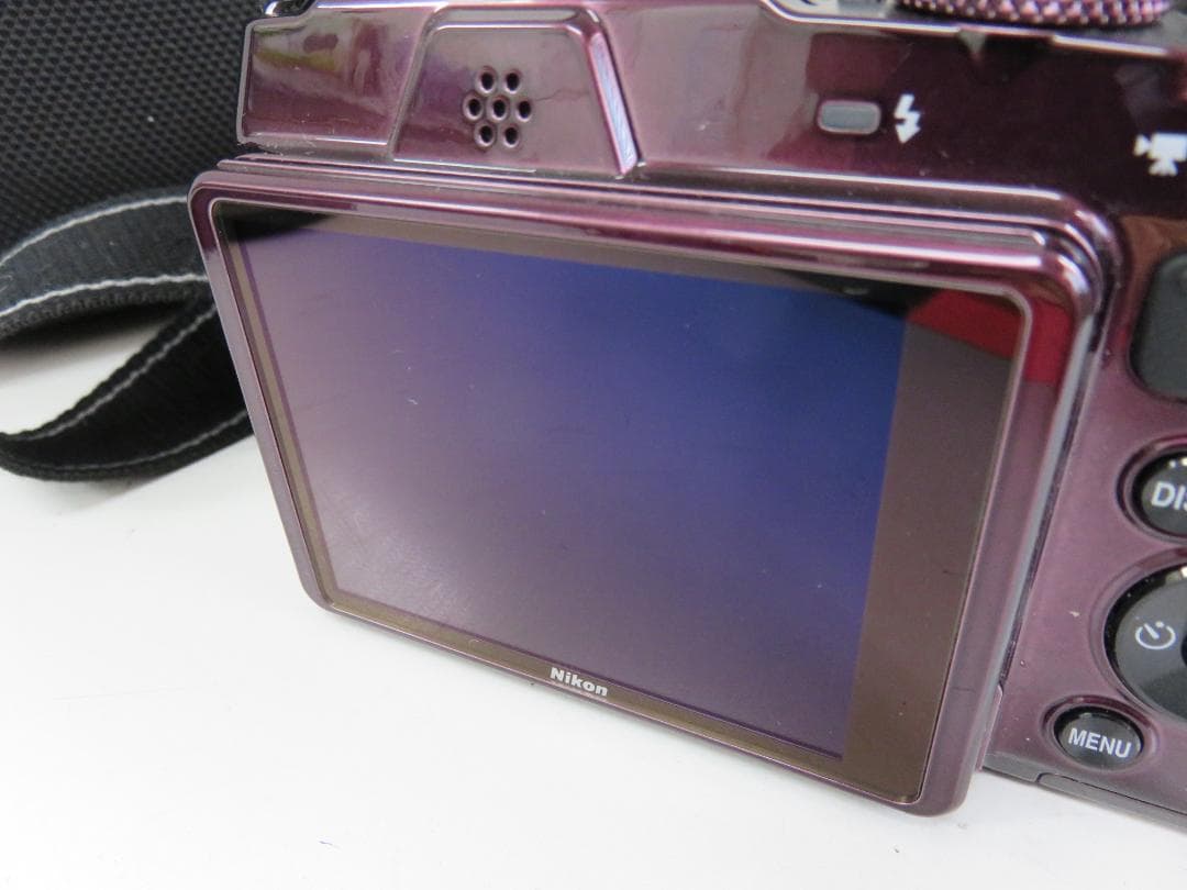 Nikon COOLPIX B500 紫 ストラップ ケース付き デジカメ