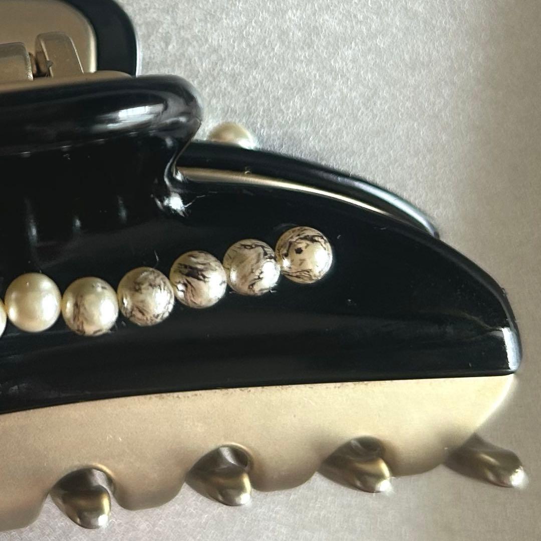 【訂正あり】ALEXANDRE DE PARIS パール付きヘアクリップ