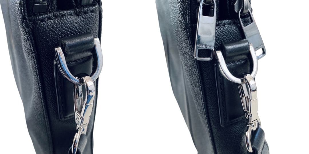 マイケルコース【美品】ペブルドレザー 2way ブリーフケース ショルダーバッグ