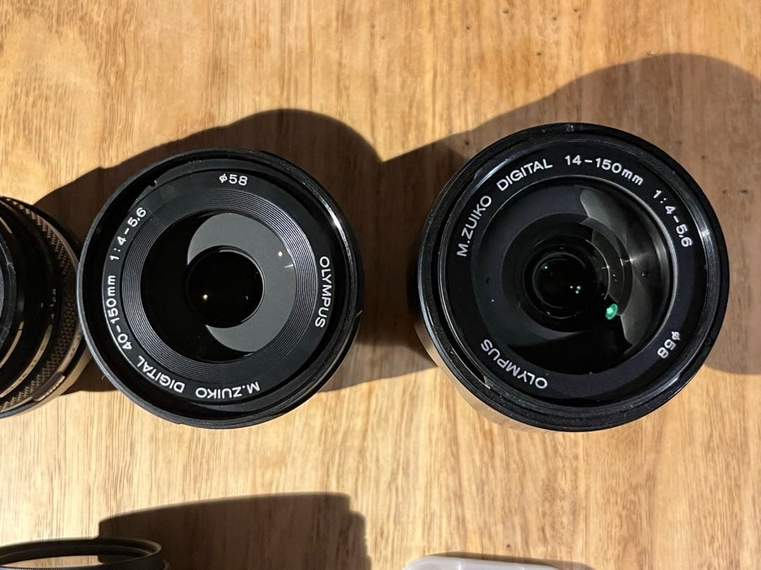 OLYMPUS om-d E-M10 markⅢ+レンズ5本+フィルター3枚