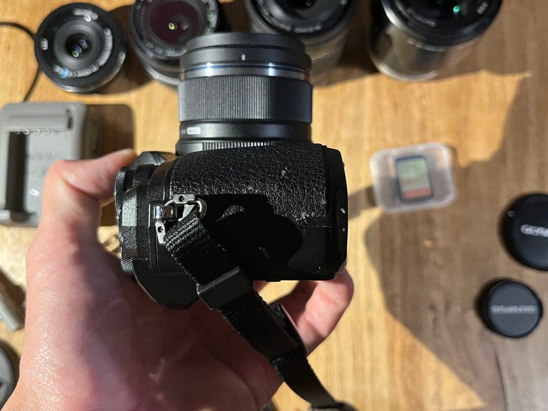 OLYMPUS om-d E-M10 markⅢ+レンズ5本+フィルター3枚