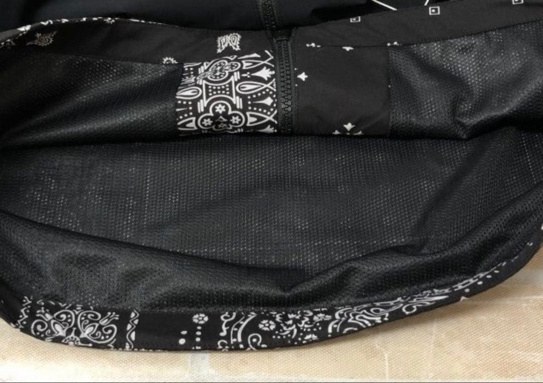 Bristol バンダナ柄 フード付きジャケット S