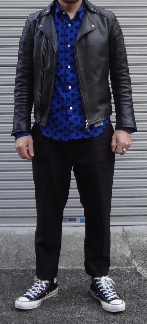 glamb　ダブルライダースジャケット　羊革