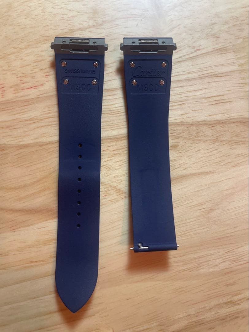 カルティエ Cartier 純正 ラバーベルト（サントスドゥカルティエ LM用）