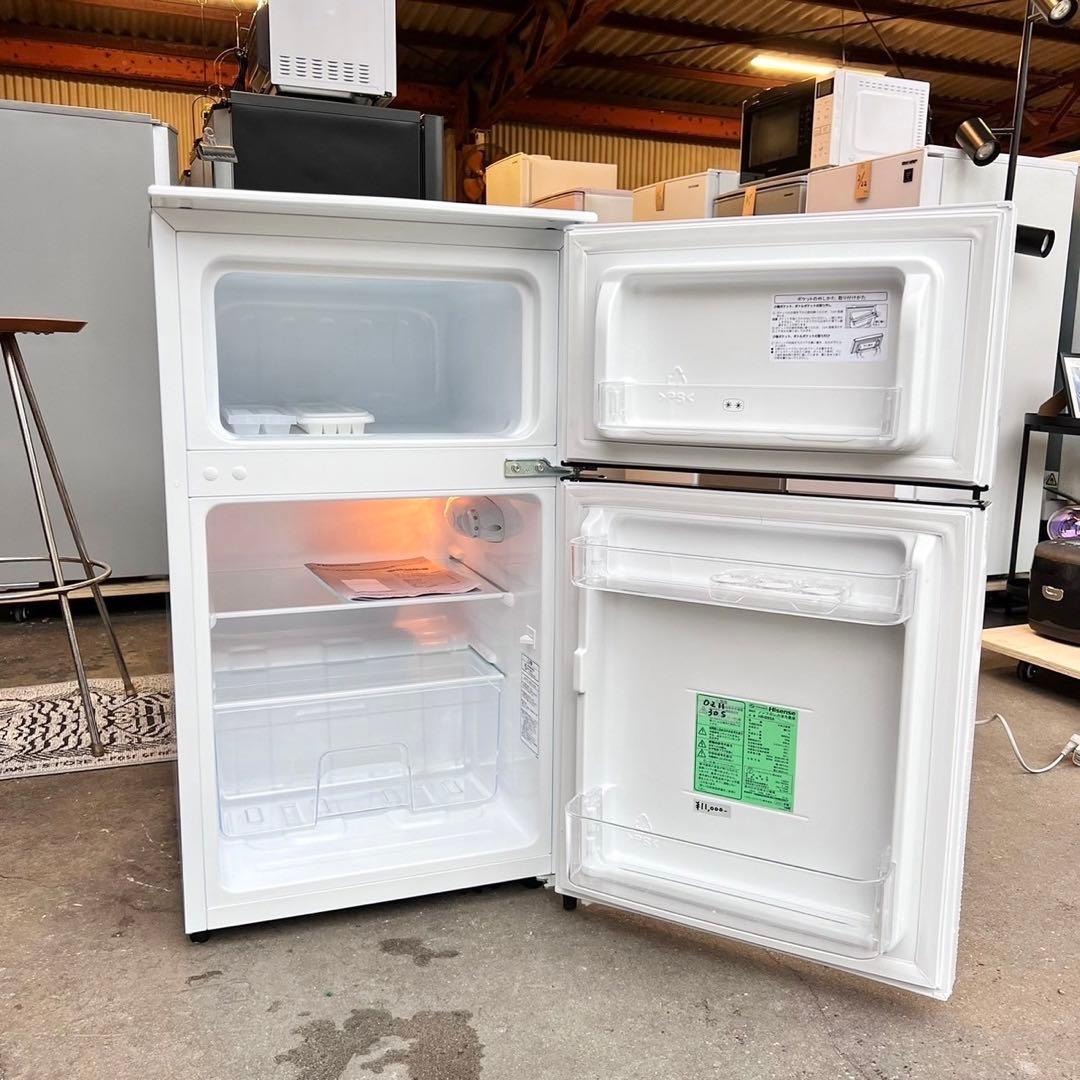 設置まで✨ Hisense ミニ2ドア冷蔵庫 93L 2021年製