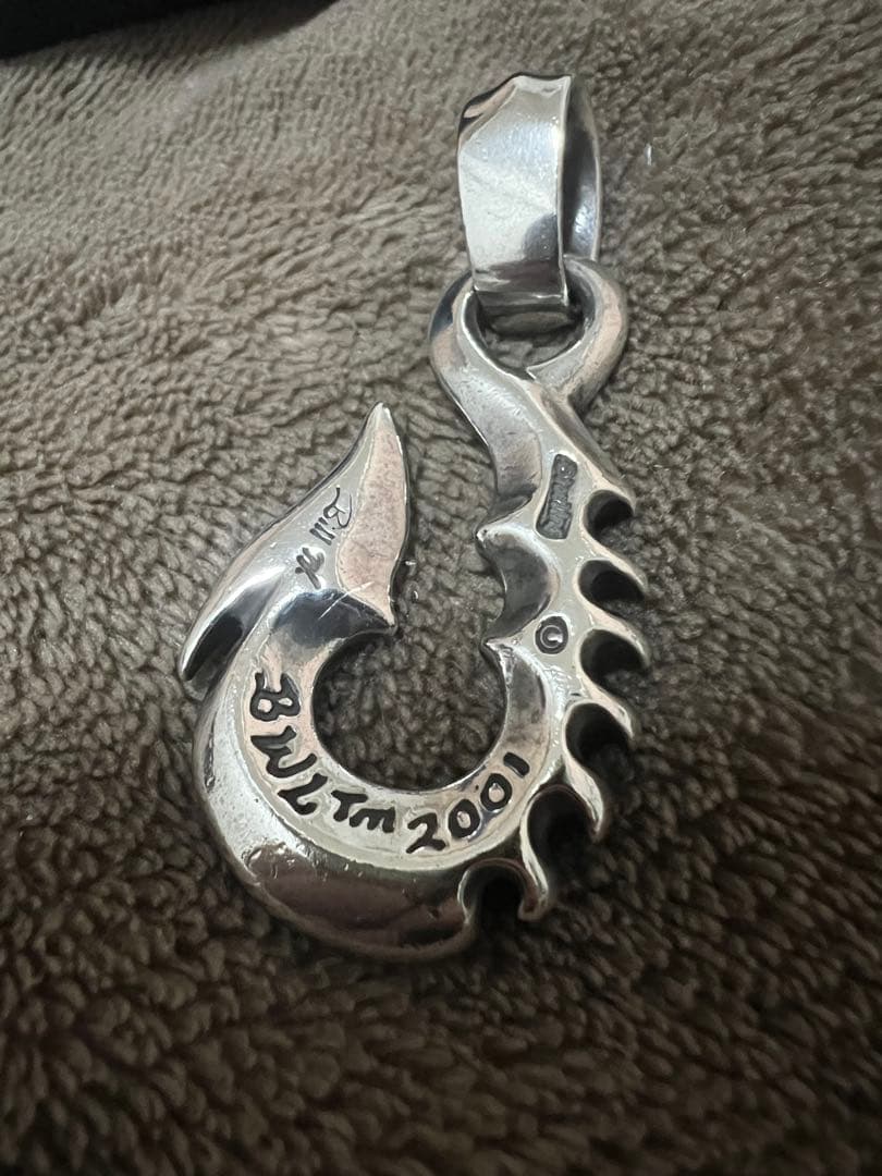 ビルウォール　billwallleather チャーム　925 フィッシュフック