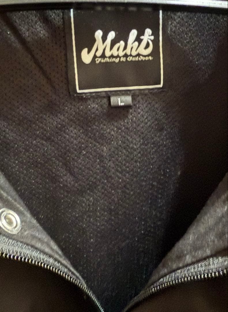 Mahf スノボウェア ブラック カバーオールジャケット/タックワイドパンツ
