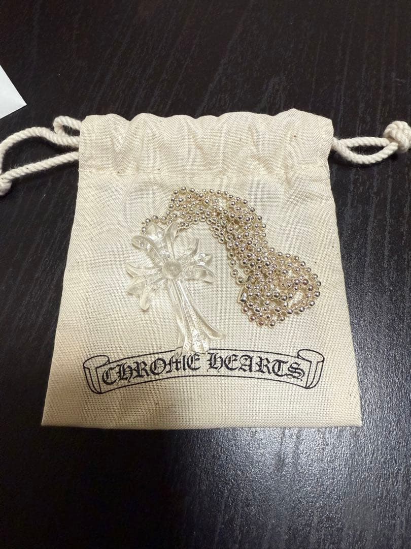 新作　Chrom hearts シリコン　ラバーネックレス クリア