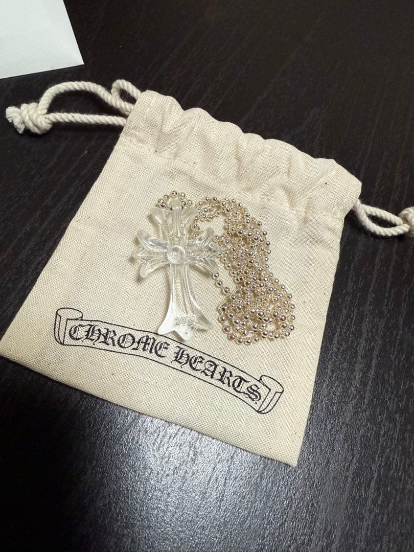 新作　Chrom hearts シリコン　ラバーネックレス クリア