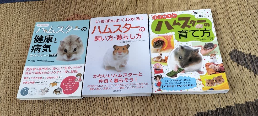ルーミー60ハムスター飼育セット20点以上ガイド本3冊と五千円相当のヒーター付き