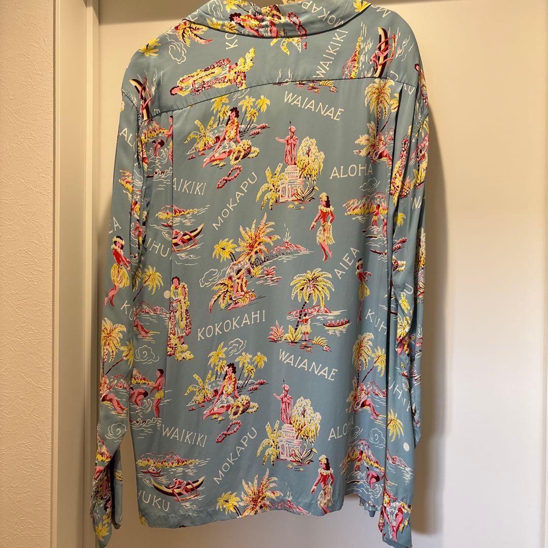 SUN SURF サンサーフ　フラガール　アロハシャツ長袖