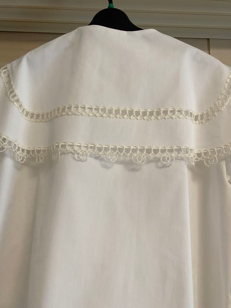 【新品・タグ付き】yori shiroconループ刺繍ロングスリーブ 38 白