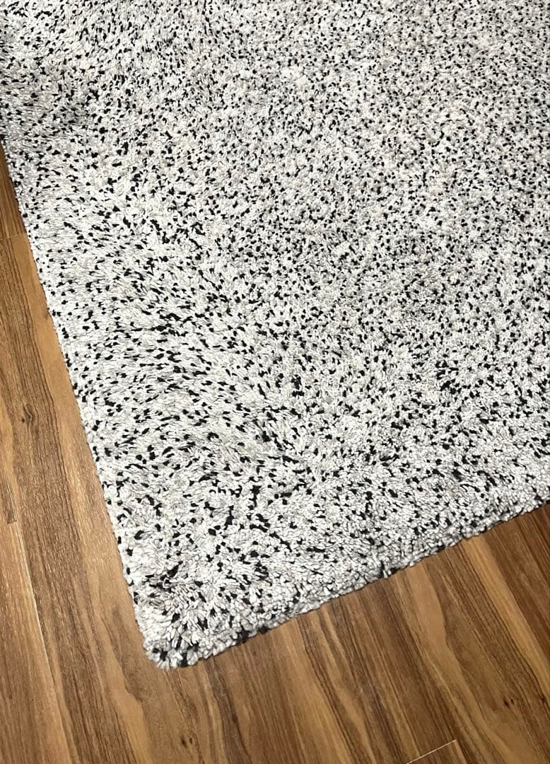 IKEA VINDUM ヴィンドゥム シャギーラグ, ホワイト