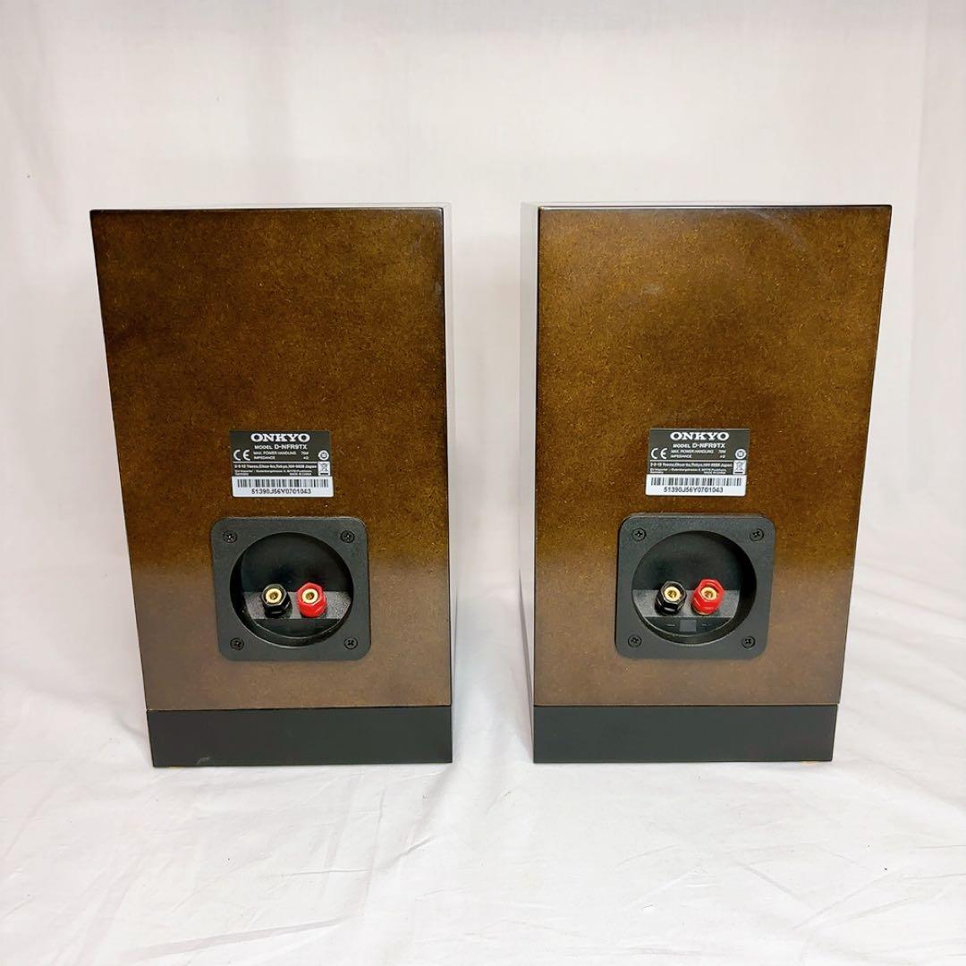【美品】ONKYO D-NFR9TX スピーカー　シリアル同番　ケーブル付属