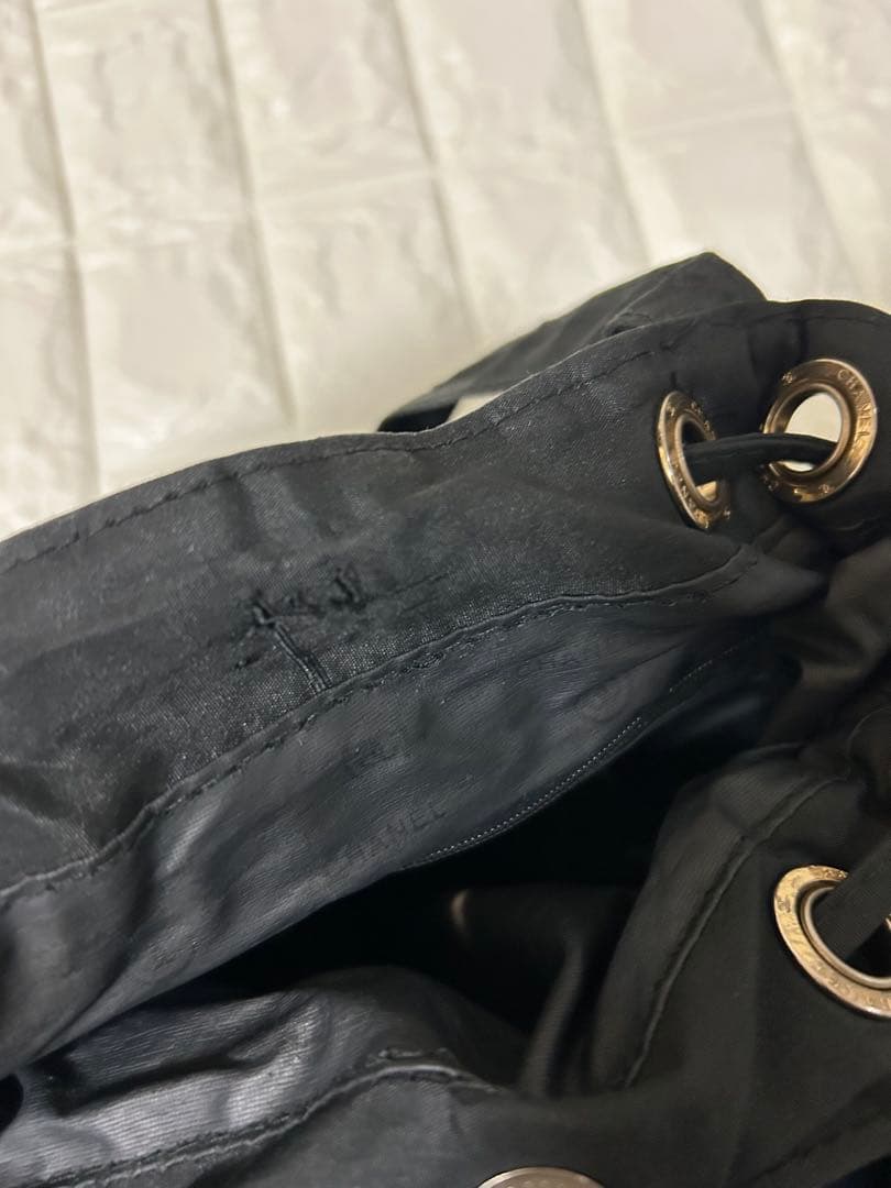 シャネル　激レア　ノベルティバッグ　巾着　CHANEL 難あり