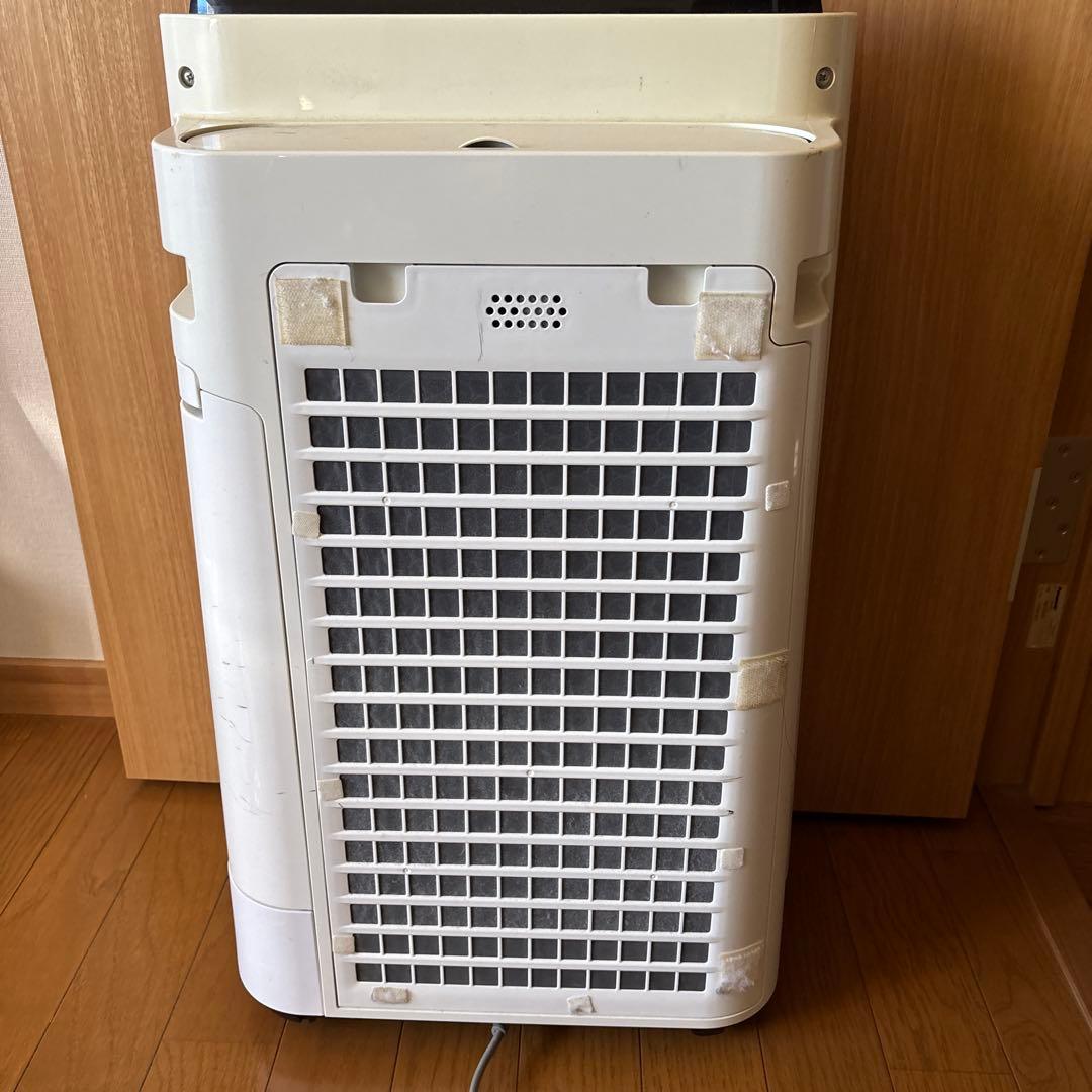 SHARP 空気清浄機 ホワイト ストライプデザイン