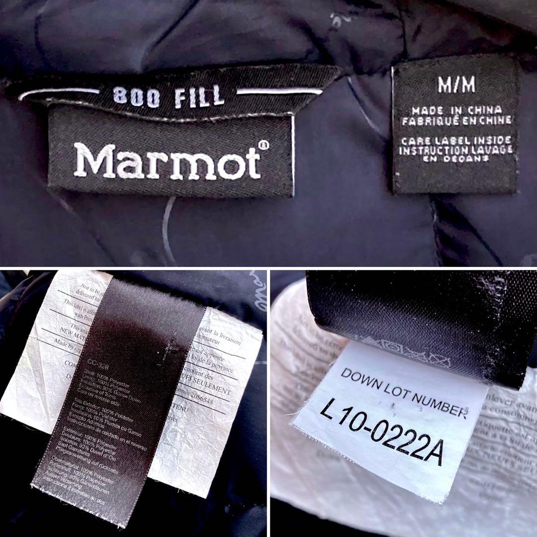 Marmot ダウンジャケット ダウンパーカ M マーモット 黒 ダウン