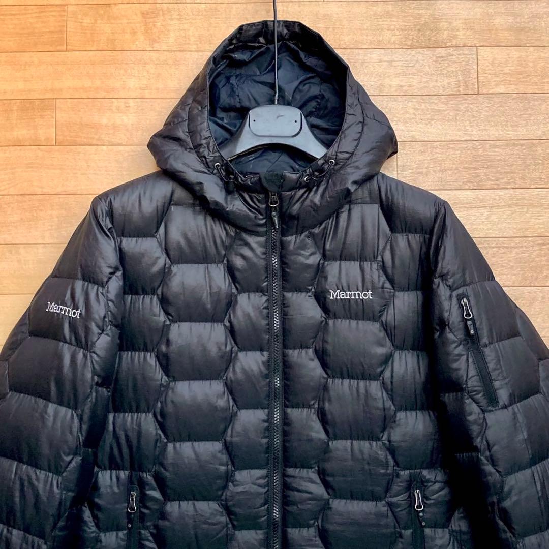 Marmot ダウンジャケット ダウンパーカ M マーモット 黒 ダウン
