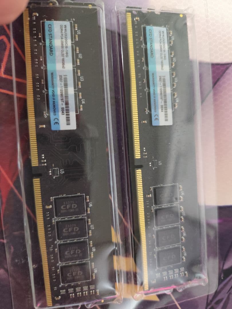 CFD DDR4 3200 32GB (16GB x 2) メモリー