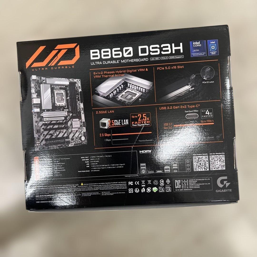 509662 GIGABYTE B860 DS3H マザーボード