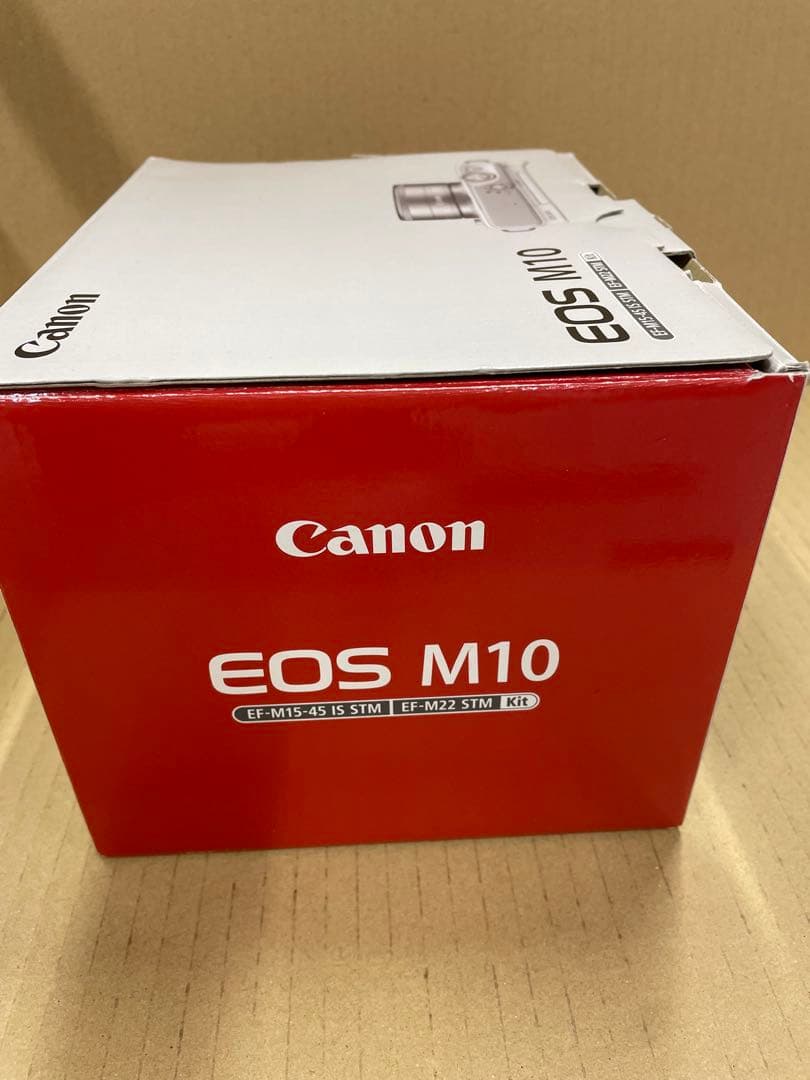 新品未使用 Canon EOS M10 ダブルレンズキット 外箱破損あり