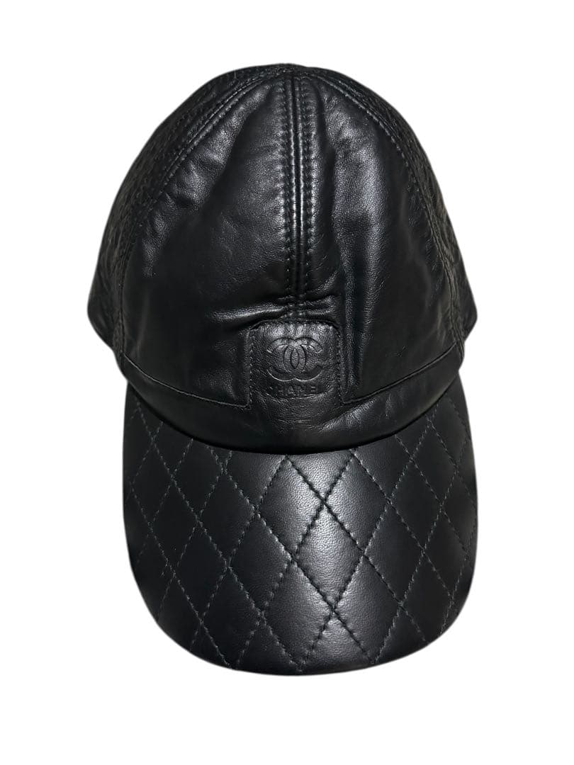 CHANEL シャネル レザー キャップ