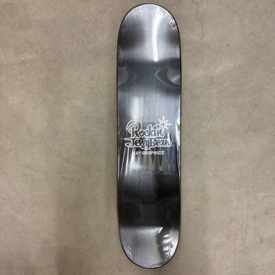 ロッキンジェリービーン×デビルマン　スケートボードデッキ　ブラック