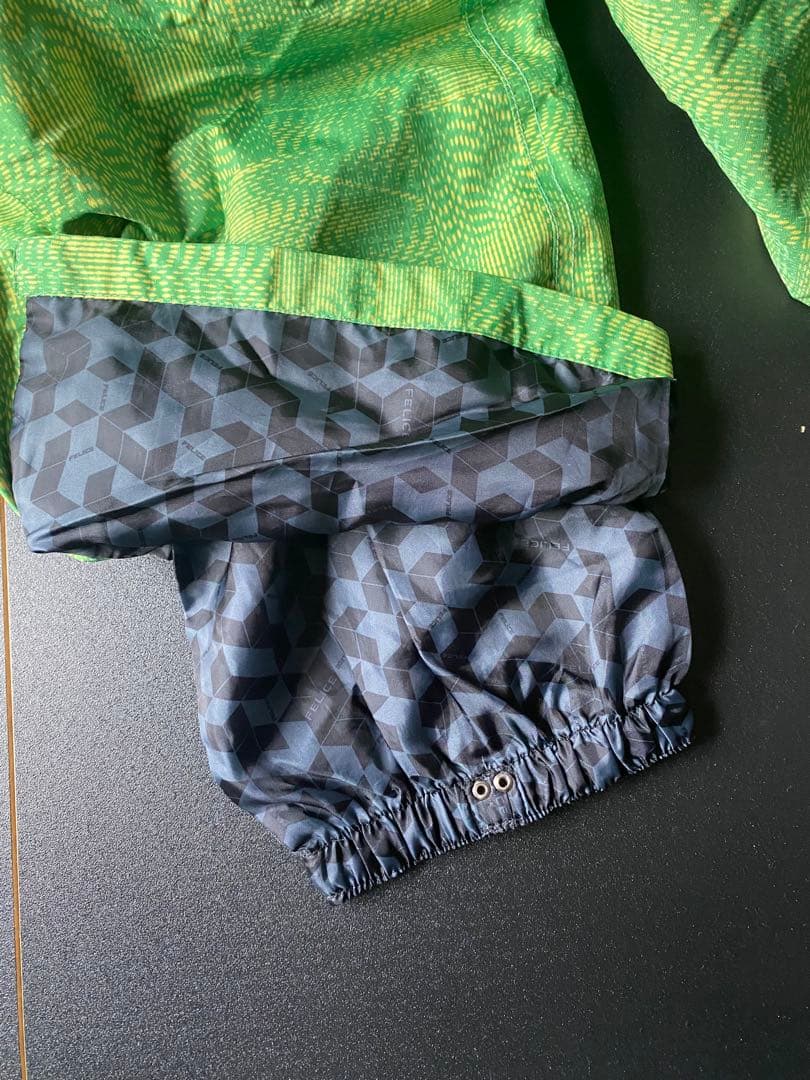 【希少、花札柄】inhabitant スノーウェアnokjok 上下セット