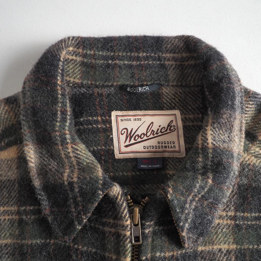 ウールリッチ　アシックス社製　ウールジャケット　チェック柄　美品
