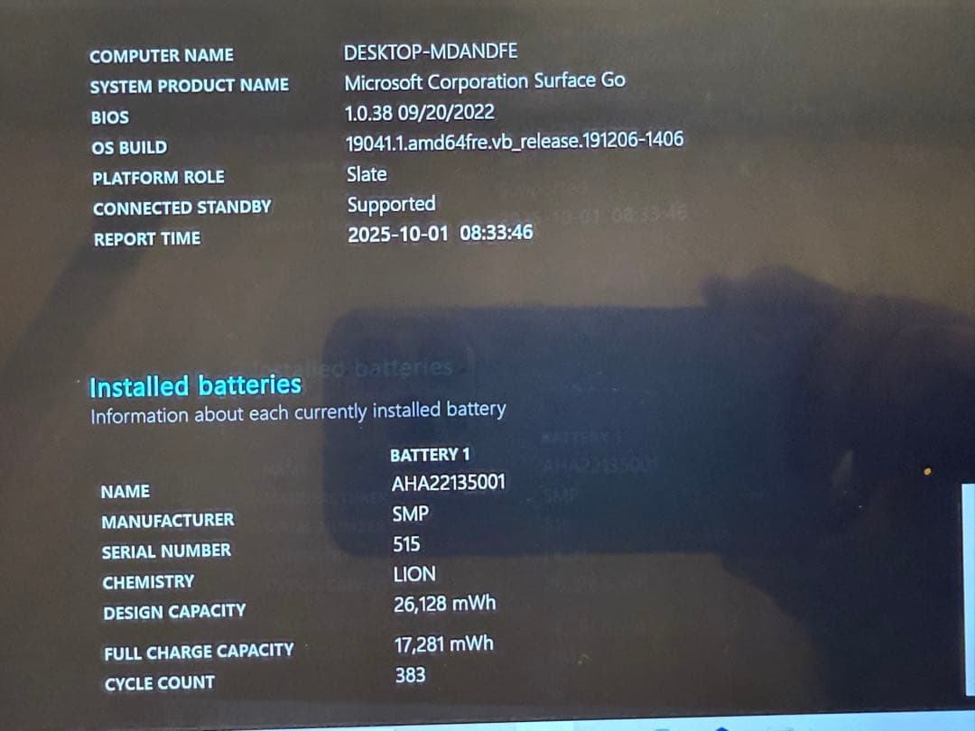 サーフェスgo本体・純正キーボード・純正ペン
