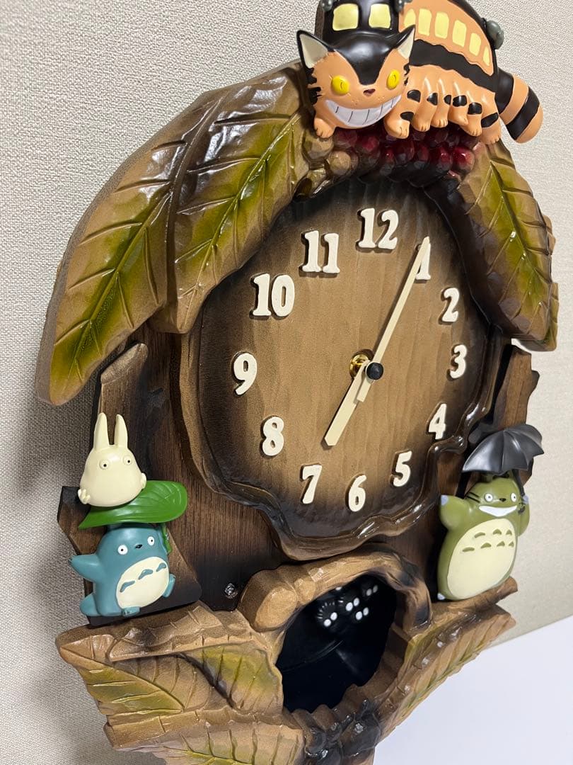 となりのトトロ 掛け時計 メロディ付き トトロ M837N 4MJ837MN06