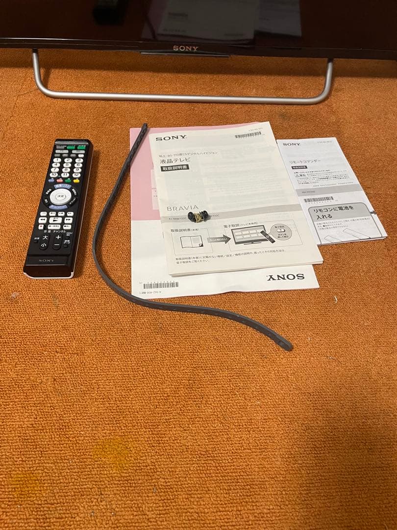 SONY 40V型 液晶テレビ BRAVIA KJ-40W700C 動画アプリ○