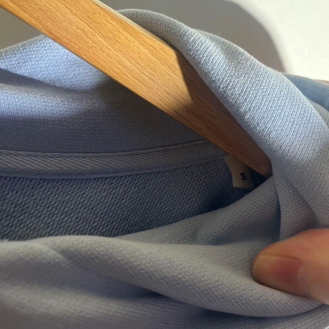 ami ライトブルー プルオーバー フーディ パーカー S