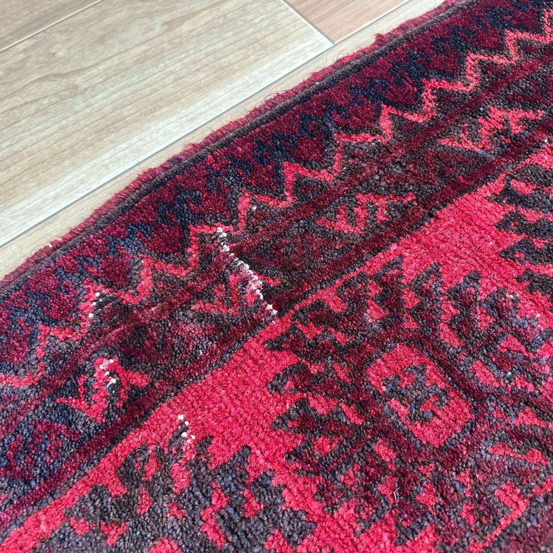 【1980's vintage】トルクメン族 アフガンラグ