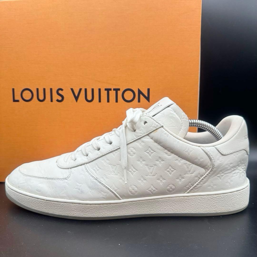 ルイヴィトン リヴォリライン￼￼ スニーカー メンズ レザー￼￼￼ 白