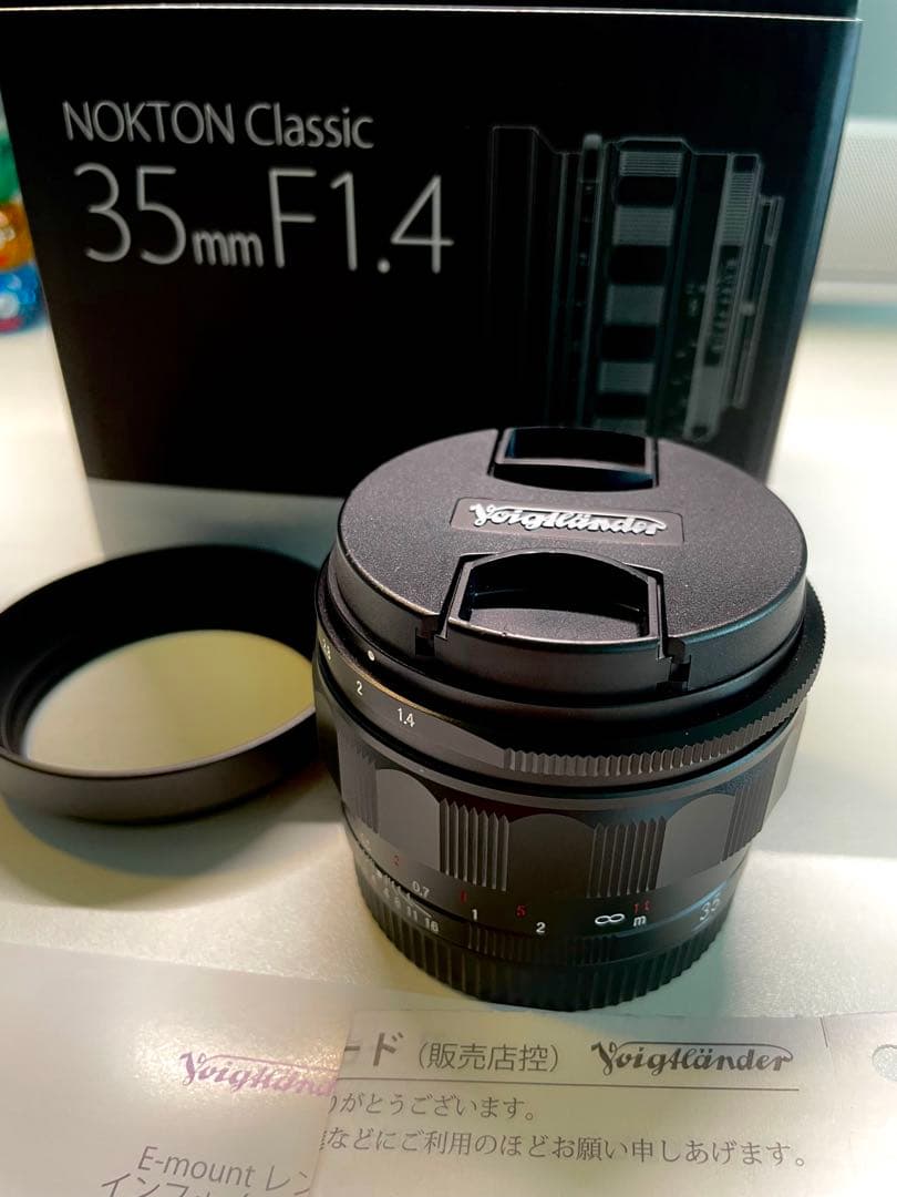 【ほぼ新品】NOKTON classic 35mm F1.4 E-mount