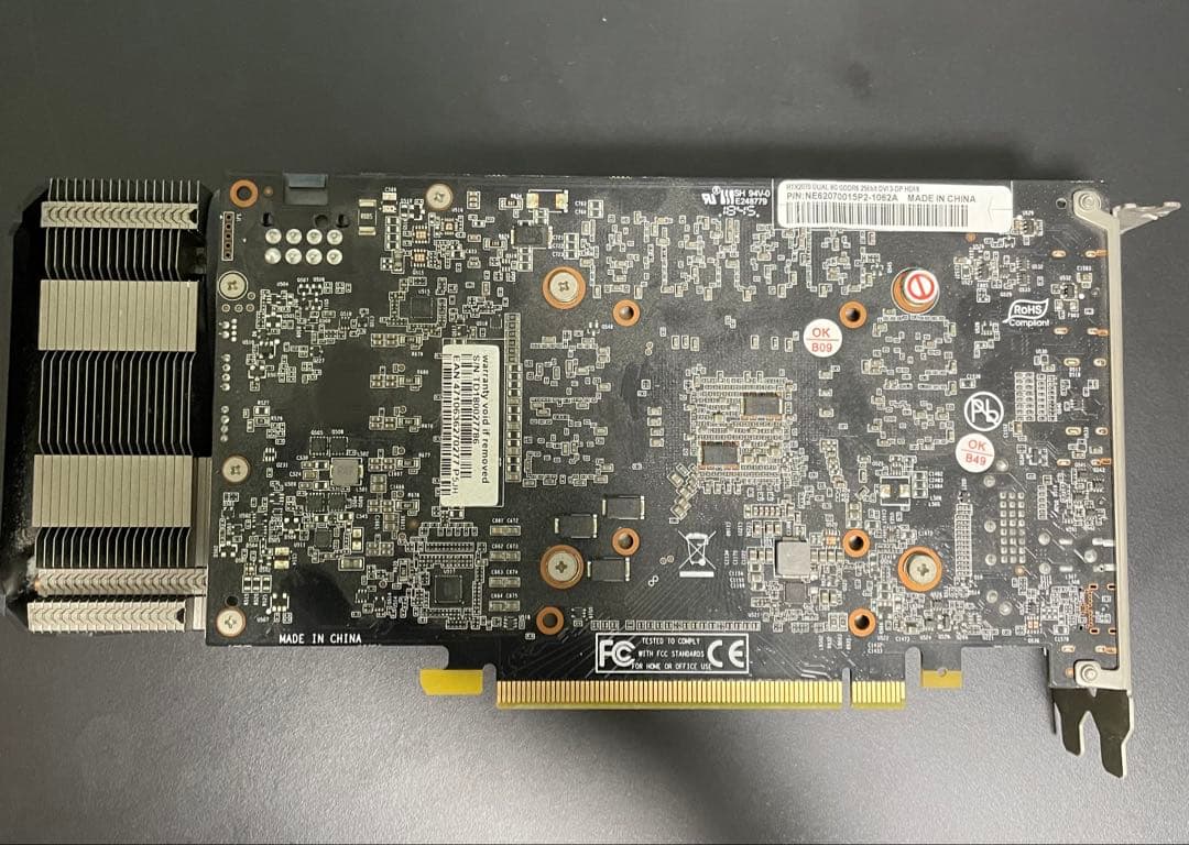 【動作確認済み】RTX2070 8GB