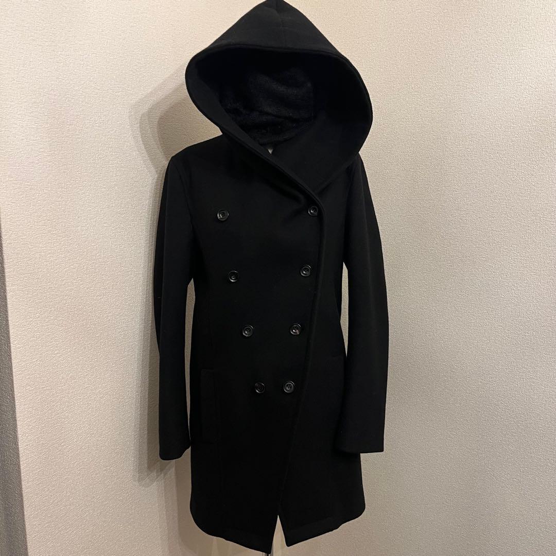 ジャケット・アウター archive ato big hood wool coat mode dark
