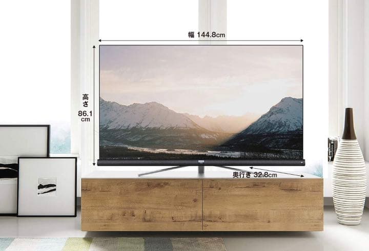 65型 4K 液晶テレビ JBLサウンドバー搭載 TCL