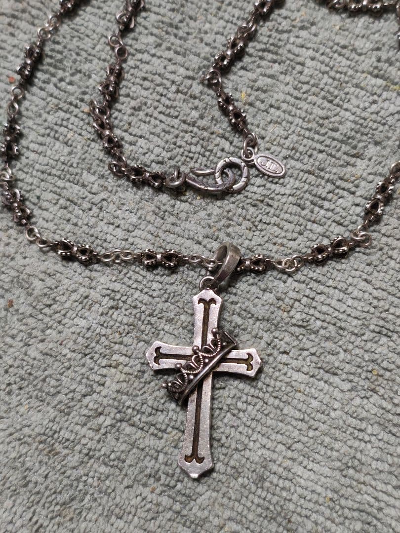 Justin Davis クロスネックレス オリジナルチェーン　約45cm