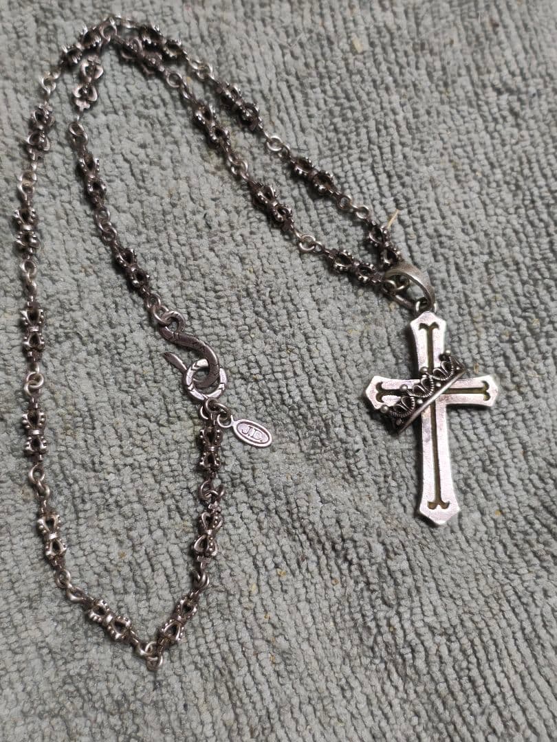 Justin Davis クロスネックレス オリジナルチェーン　約45cm