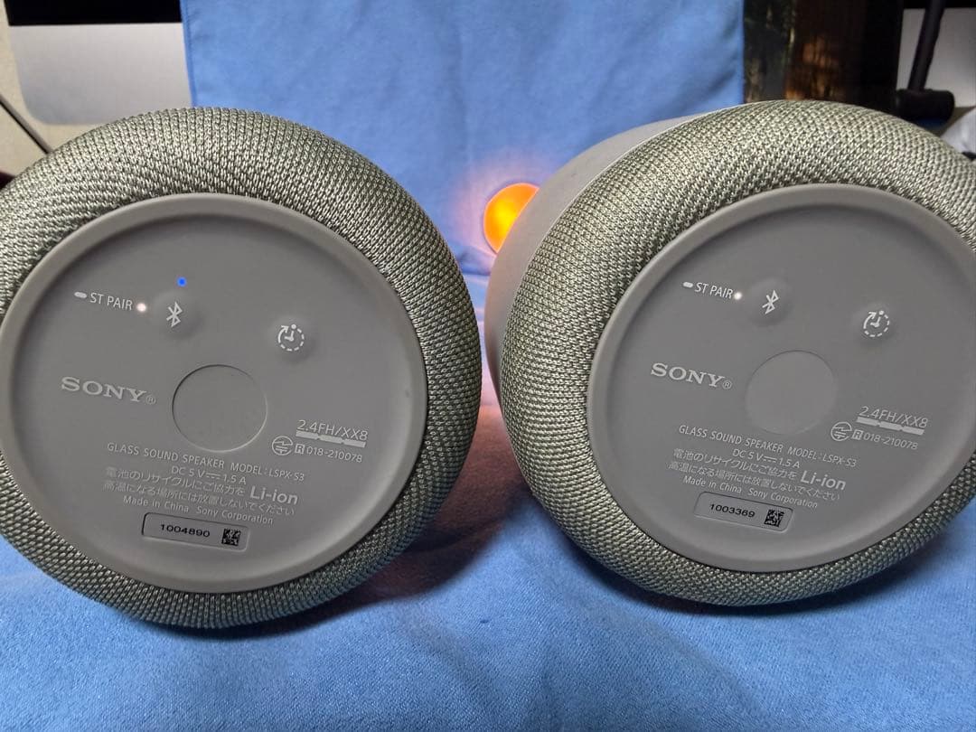 SONY ガラスサウンドスピーカー LSPX-S3 2台セット 箱なし