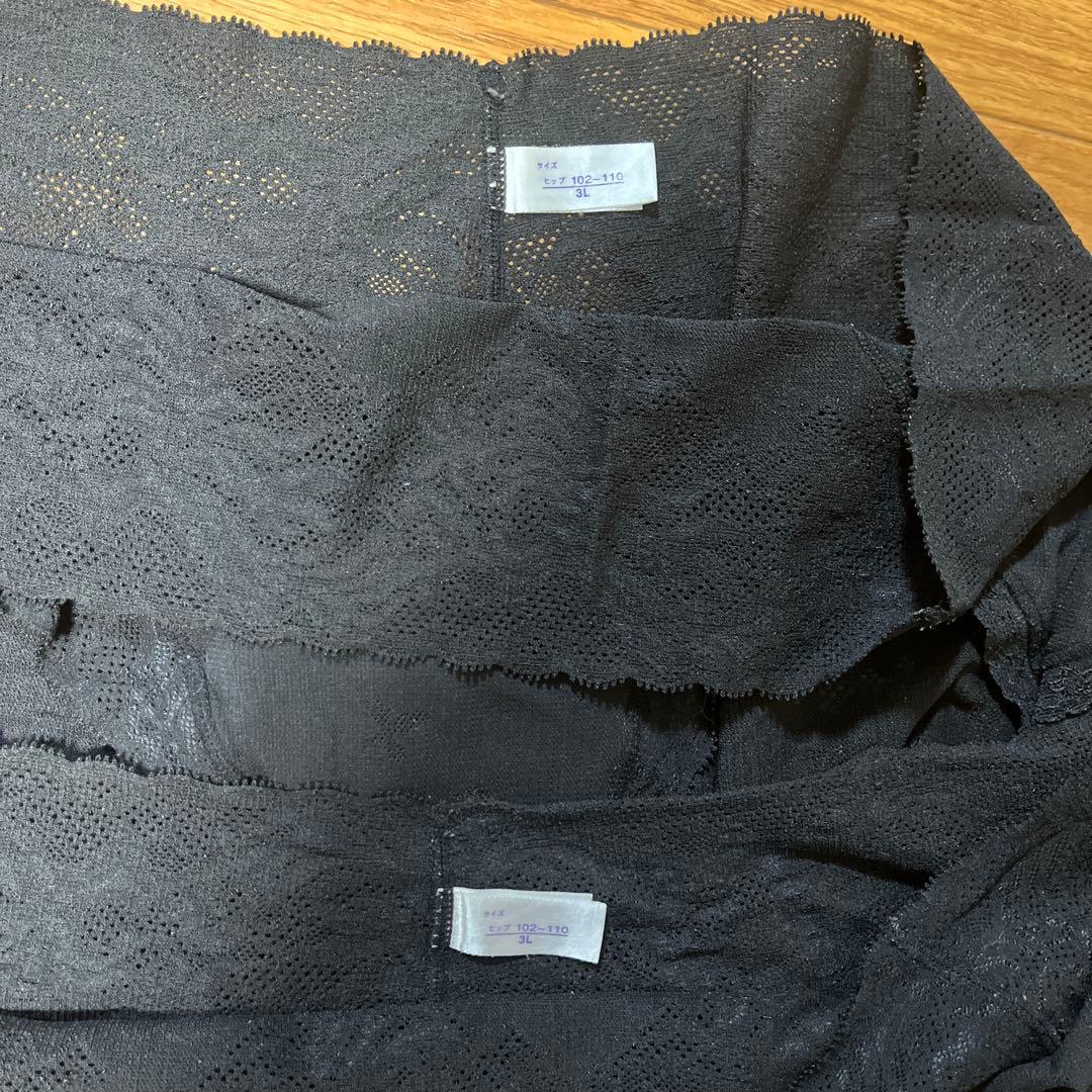 マルコ カーヴィシャス フィットショーツ 黒 3L 補正下着　5枚セット