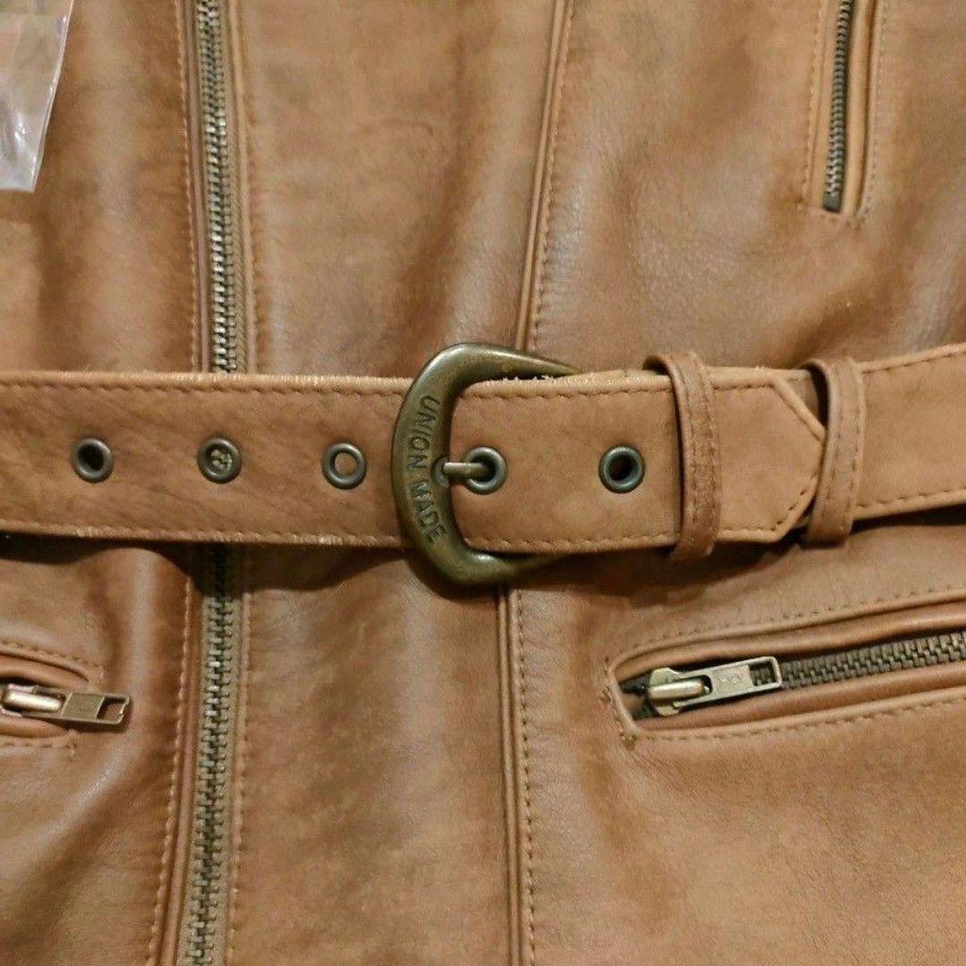 USA製human being　ダブルライダース 本革レザージャケット美品