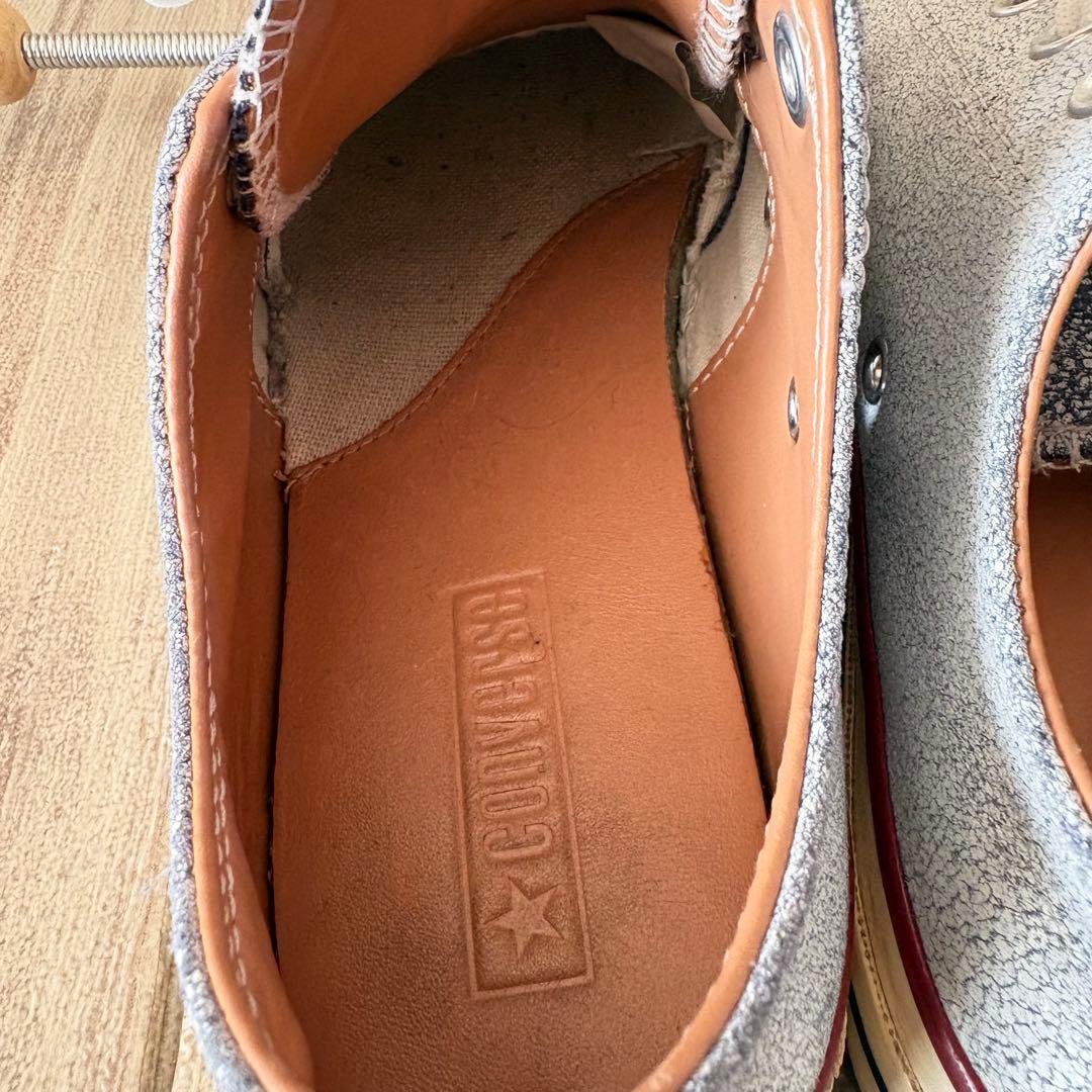 コンバース レザーチャックテイラー 26.0 クラック加工 CT70 Low